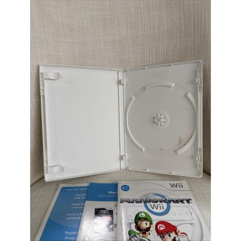 Mario Kart Wii (Nintendo,‎ 2008) Case And Manual Only! Please Read NO GAME